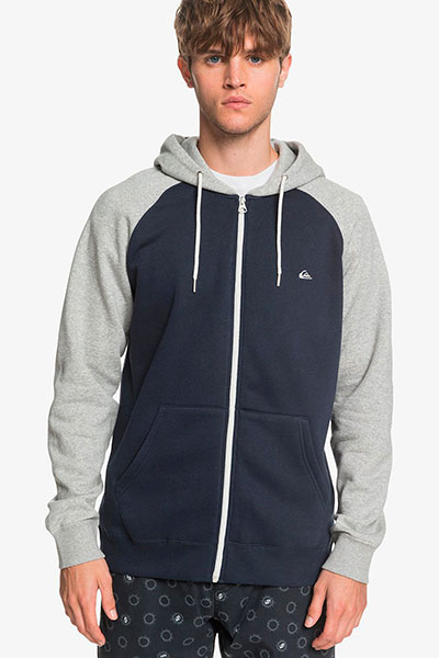 

Толстовка мужская Quicksilver Everyday EQYFT04138 синяя M, Everyday EQYFT04138
