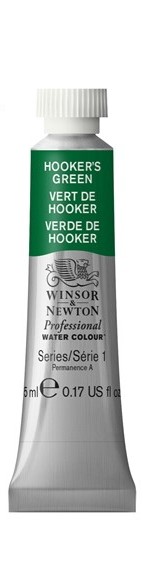 

Акварель Winsor&Newton Professional в тюбике 5 мл Зеленый Хукер
