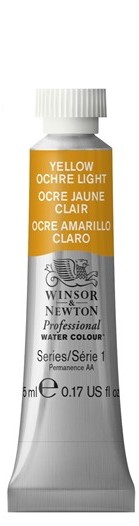 

Акварель Winsor&Newton Professional в тюбике 5 мл Охра желтая светлая