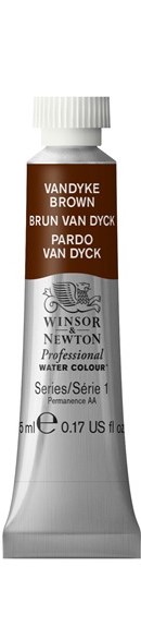 

Акварель Winsor&Newton Professional в тюбике 5 мл Ван-дик коричневый, Professional