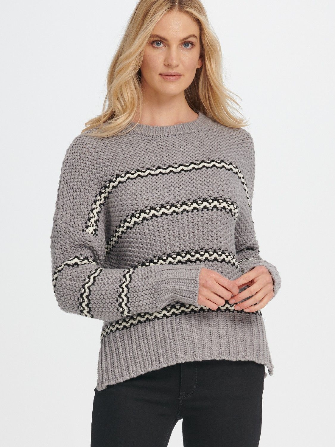 

Джемпер женский DKNY P9KSM748/VEHL серый L, P9KSM748