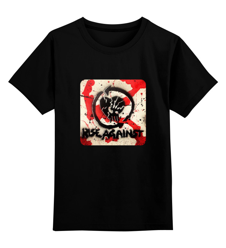 

Детская футболка классическая Printio Rise against - logo, р. 164, Черный, 0000000696102