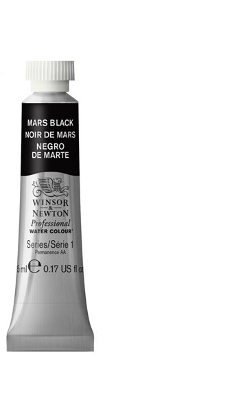 

Акварель Winsor&Newton Professional в тюбике 5 мл Марс черный, Professional