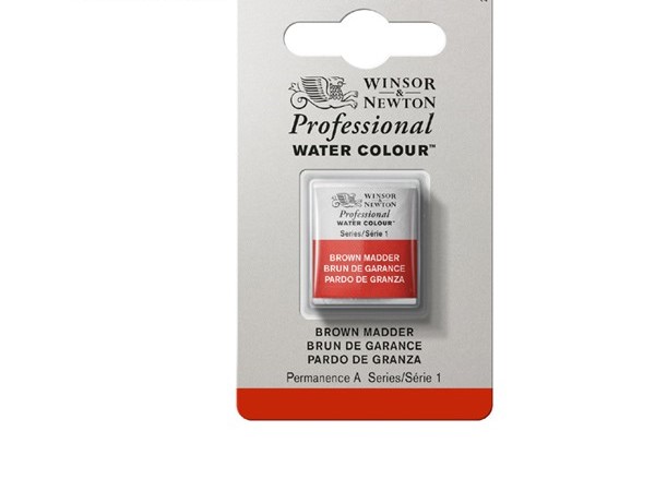 фото Акварель winsor&newton professional в кювете бурый