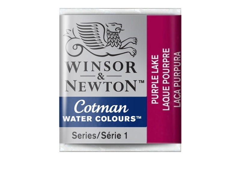 фото Акварель winsor&newton cotman в кювете пурпурный