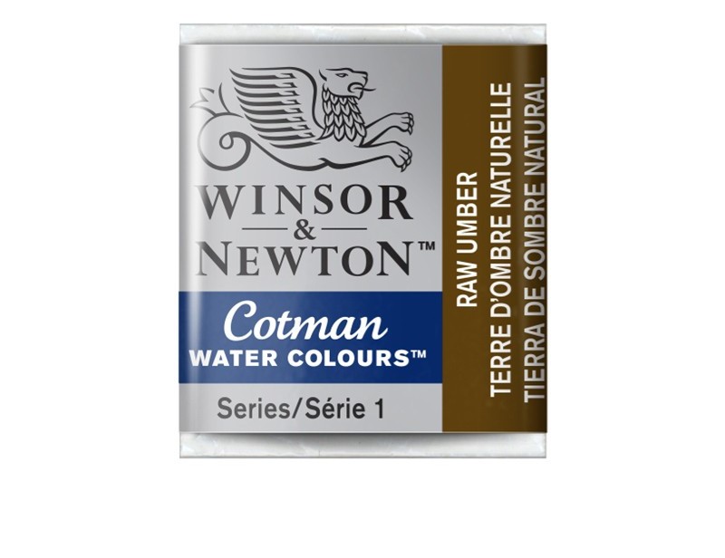 фото Акварель winsor&newton cotman в кювете умбра натуральная