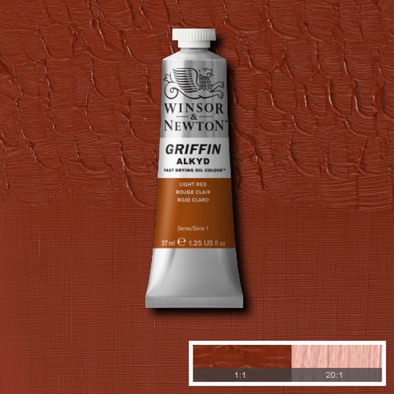 

Алкидная краска Winsor & Newton "Griffin" 37 мл Светло-красный