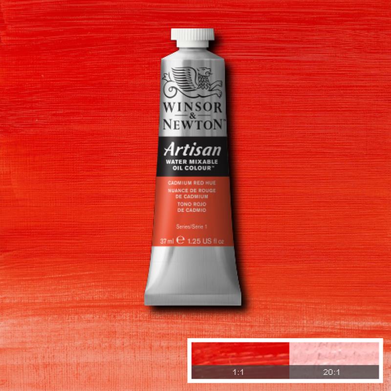 фото Алкидная краска winsor & newton "griffin" 37 мл кадмий красный средний winsor&newton