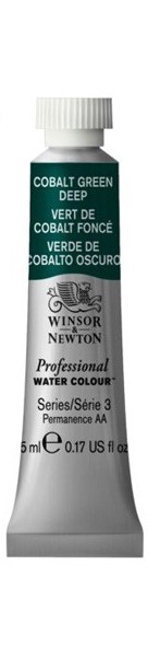 

Акварель Winsor&Newton Professional в тюбике 5 мл Кобальт зеленый темный, Professional