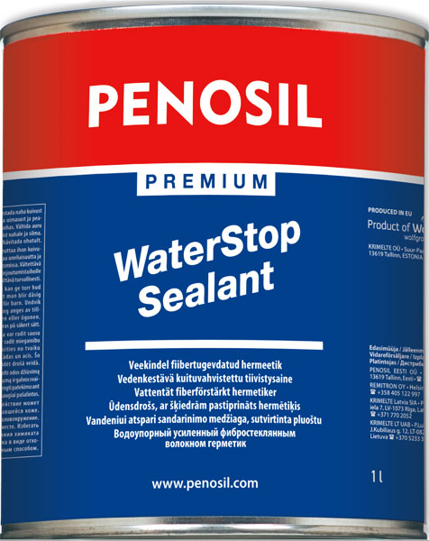 фото Герметик penosil waterstop со стекловолокном водостойкий 1000 мл h1308