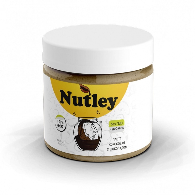 

Паста Nutley кокосовая с бельгийским шоколадом 300 г