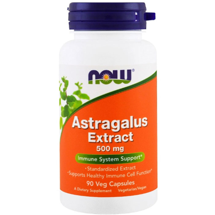 Экстракт корня астрагала NOW Astragalus Extract 500 мг капсулы 90 шт., США  - купить