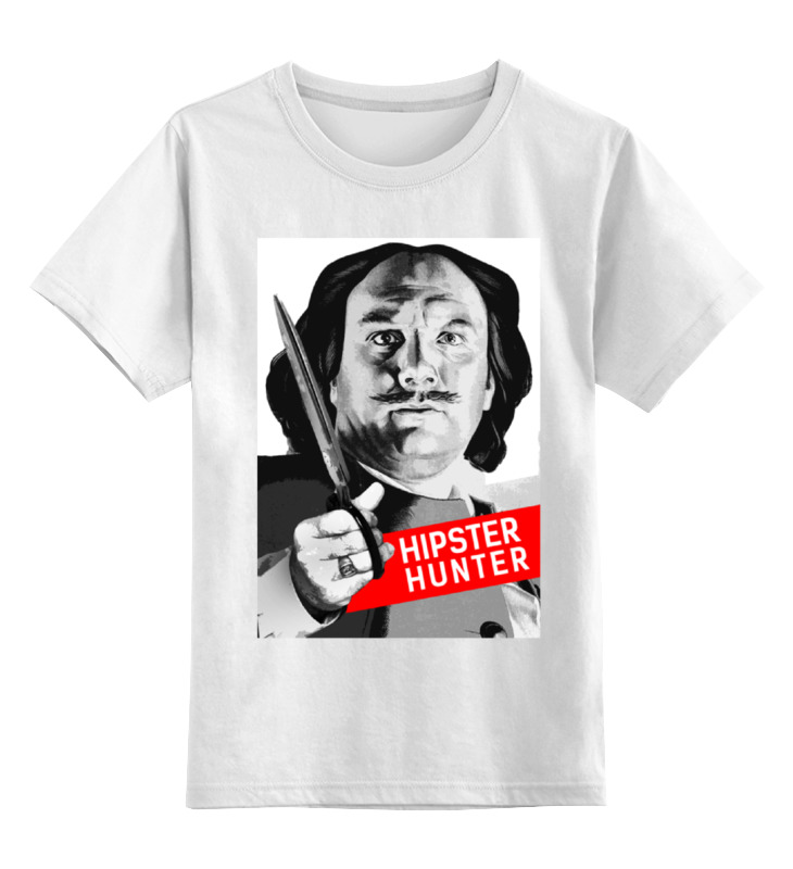

Детская футболка классическая Printio Hipster hunter, р. 140, 0000000706944