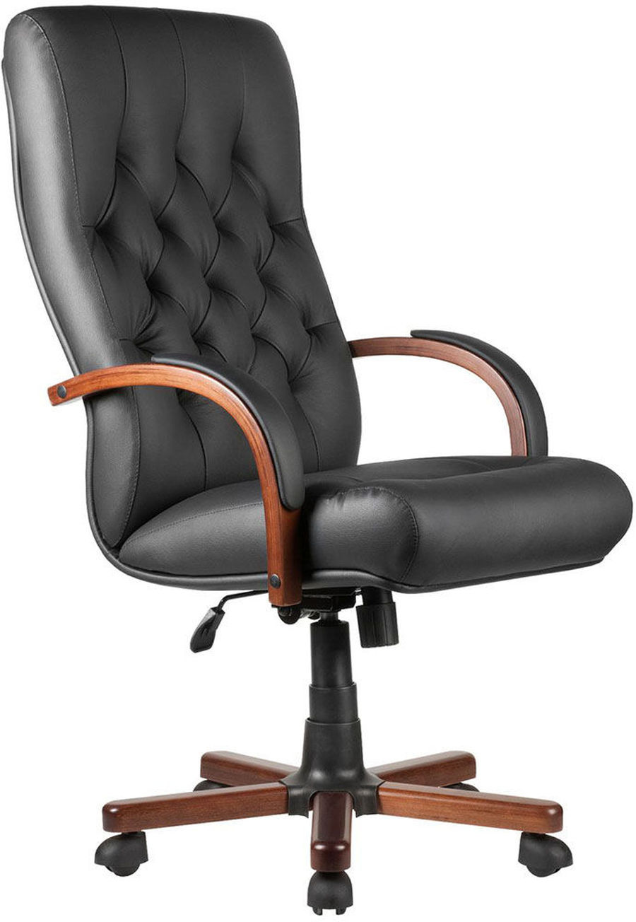 фото Кресло руководителя рива чейр array rch m 175 a кожа черная riva chair