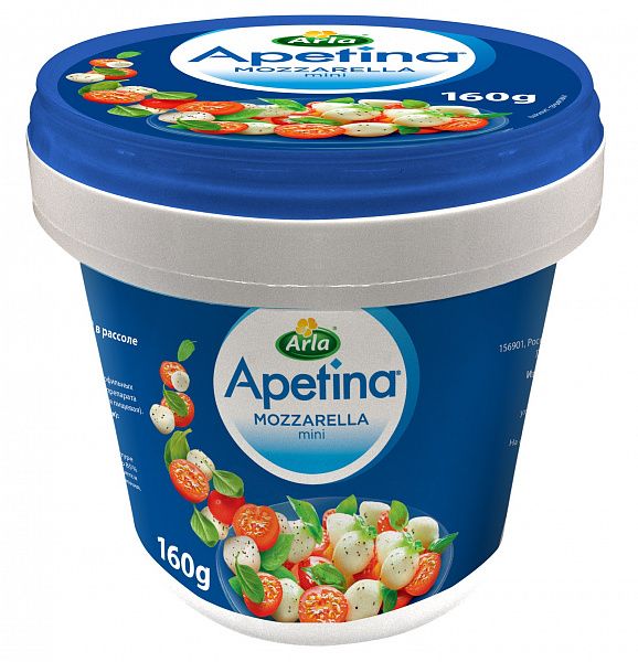 Сыр Arla Apetina Моцарелла мини 45% 160 г