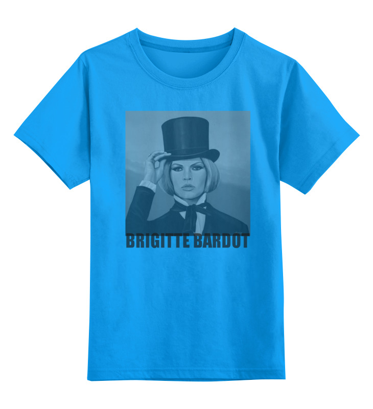 

Детская футболка классическая Printio Brigitte bardot, р. 140, Голубой, 0000000708046