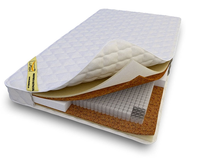 

Матрас Small standart hard 140x195x10 см, Белый, Small standart hard