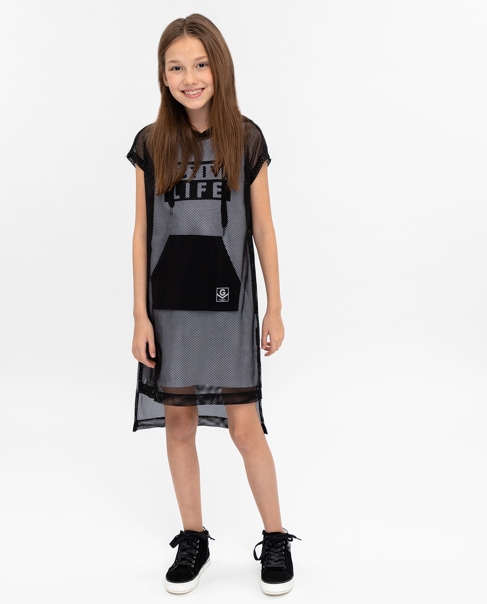 

Платье для девочек Gulliver, цв. черный, р.158, 12009GJC5002