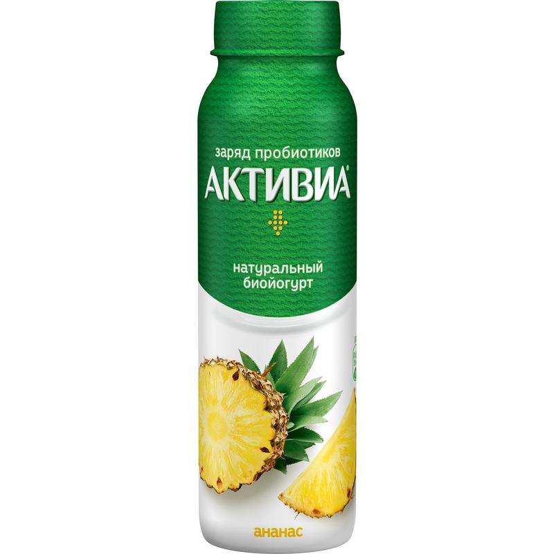 

Йогурт Активия питьевой ананас 2% 260 г