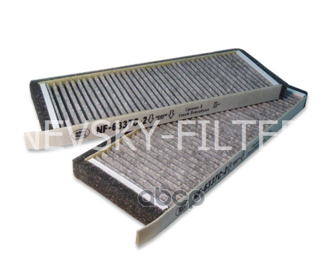 фото Фильтр салона угольный (комплект 2 шт.) ssangyong rexton nevsky filter nf6337c2