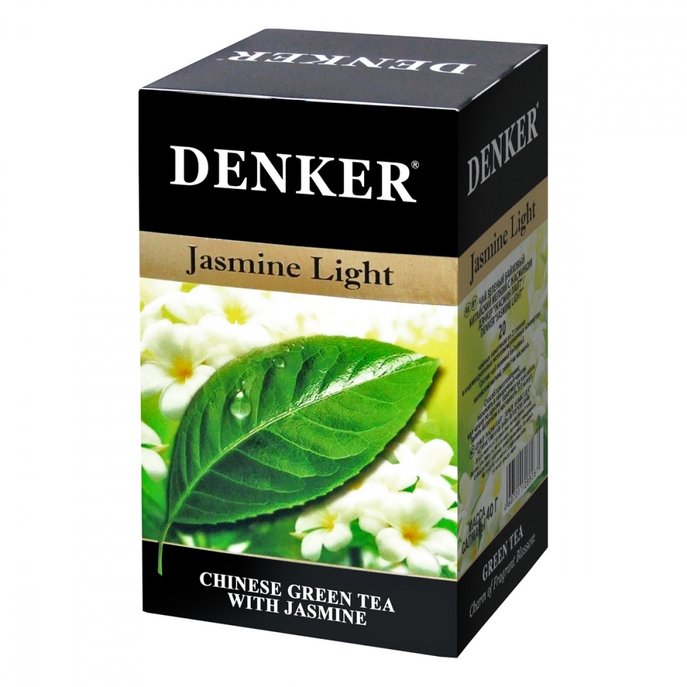 

Чай Denker Jasmine Light зеленый с жасмином 20 пакетиков