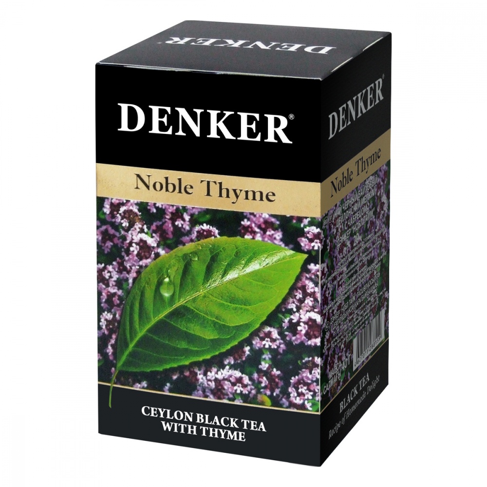 

Чай Denker Noble Thyme черный с чабрецом 20 пакетиков