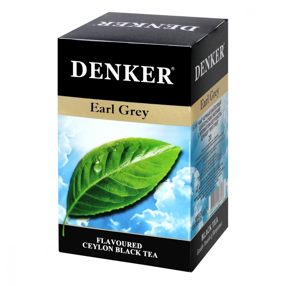 

Чай Denker Earl Grey черный с ароматом бергамота 20 пакетиков
