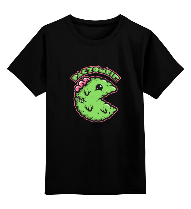 

Детская футболка классическая Printio Pac zombie, р. 128, Черный, 0000000701129