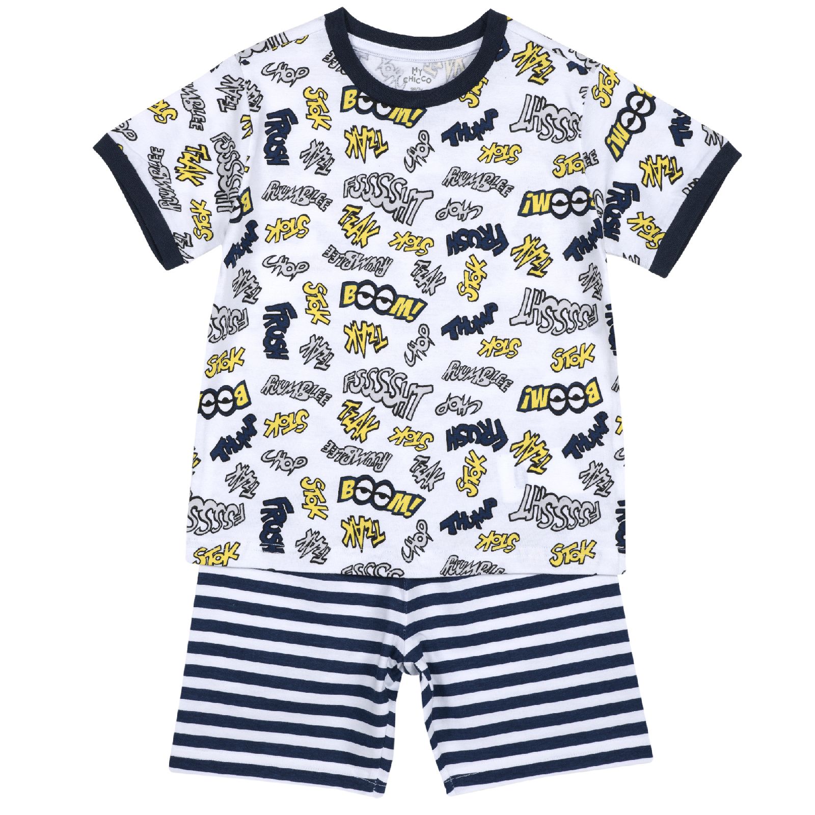 

Пижама детская Chicco, цв. белый; черный р.92, 09035365