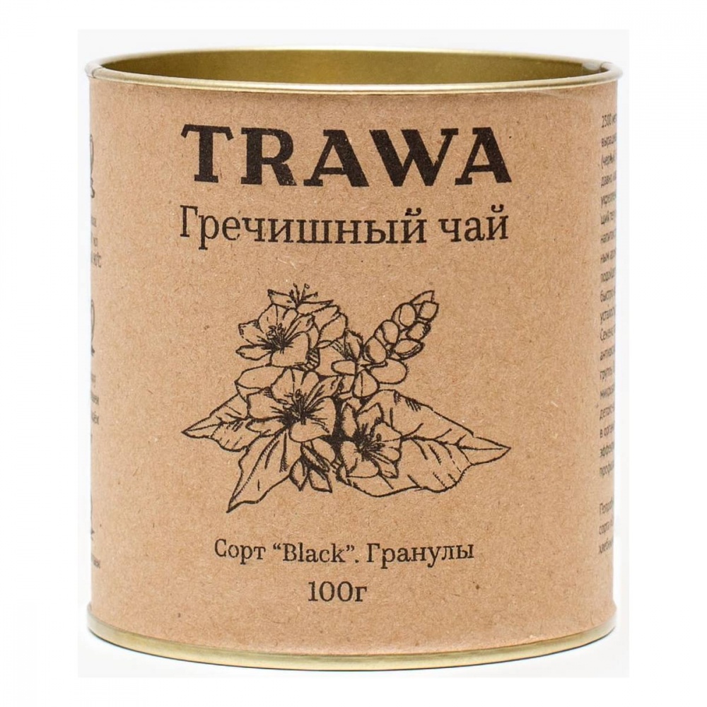 Гречишный чай Trawa сорт Black гранулы 100 г