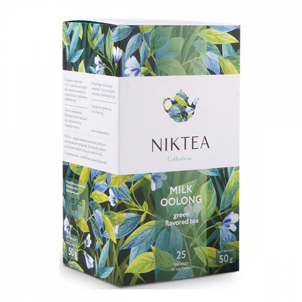 фото Чай niktea milk oolong молочный улун 25 пакетиков