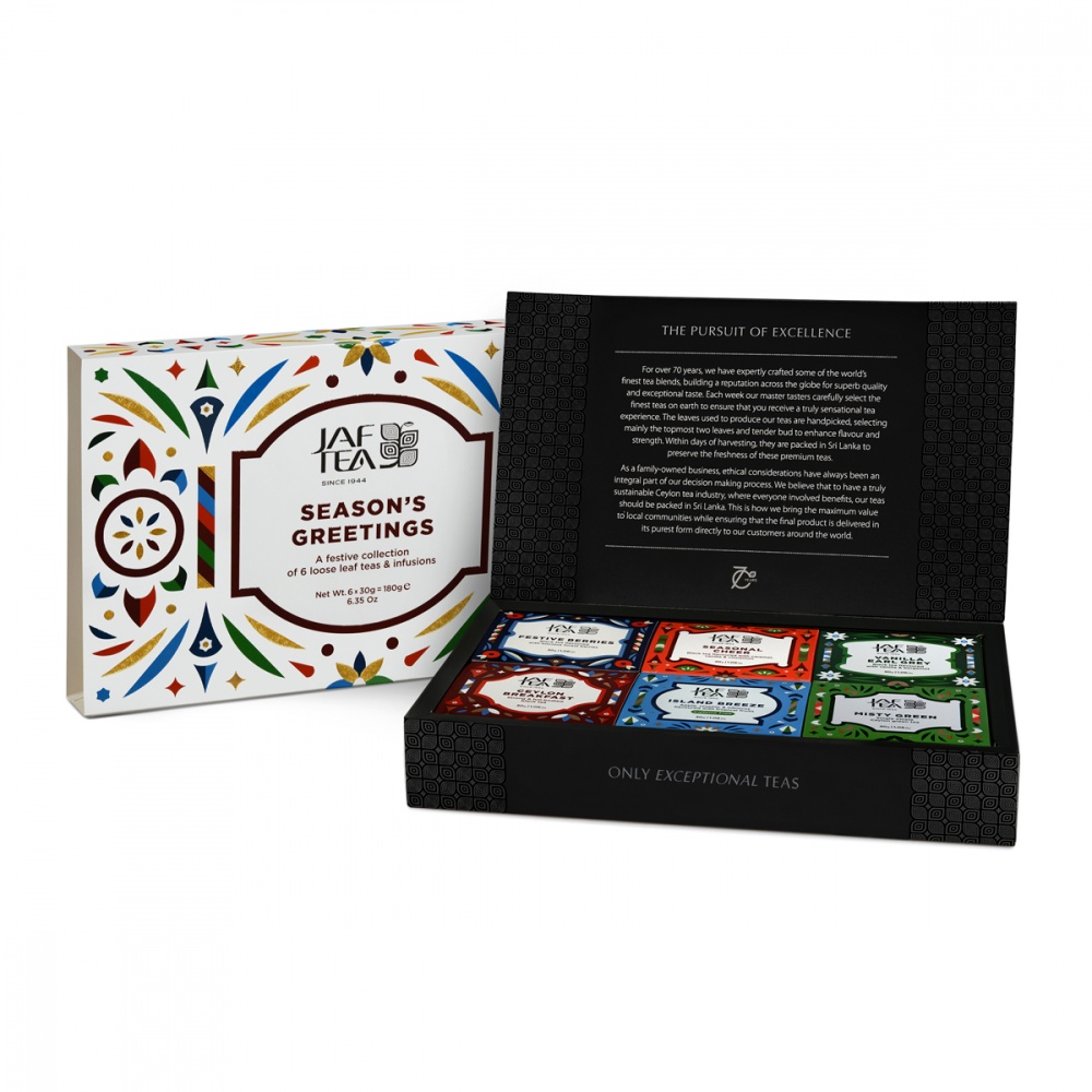 

Чай Jaf Tea Season&Greetings набор 6 видов по 30 г