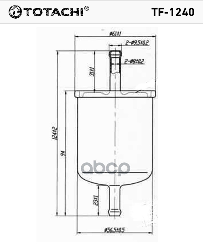 фото Фильтр топливный totachi tf-1240