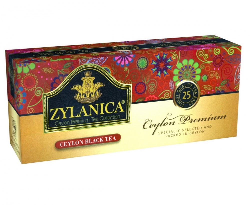 Чай Zylanica Ceylon Premium черный 25 пакетиков