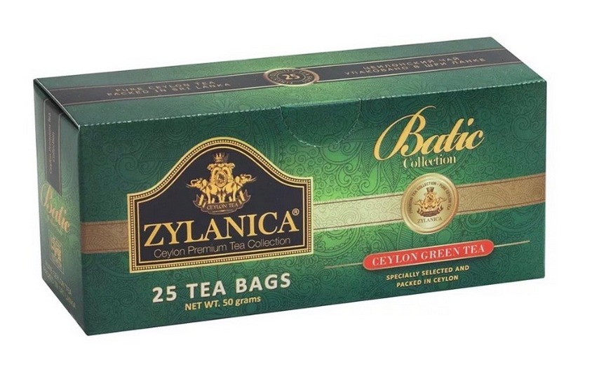 Чай Zylanica Batik Collection зеленый 25 пакетиков