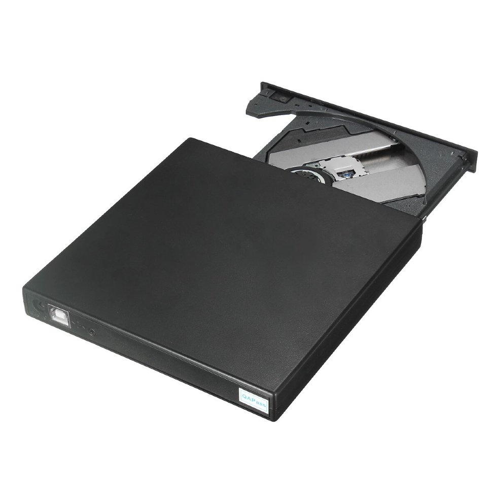 

Привод NoBrand CD/DVD - USB 2.0 (4304), Черный, CD/DVD