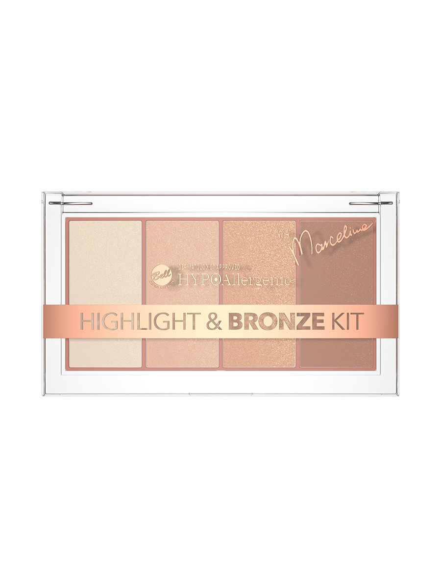 

Набор хайлайтеров и бронзеров Bell Hypo Hypoallergenic Highlight&bronze Kit