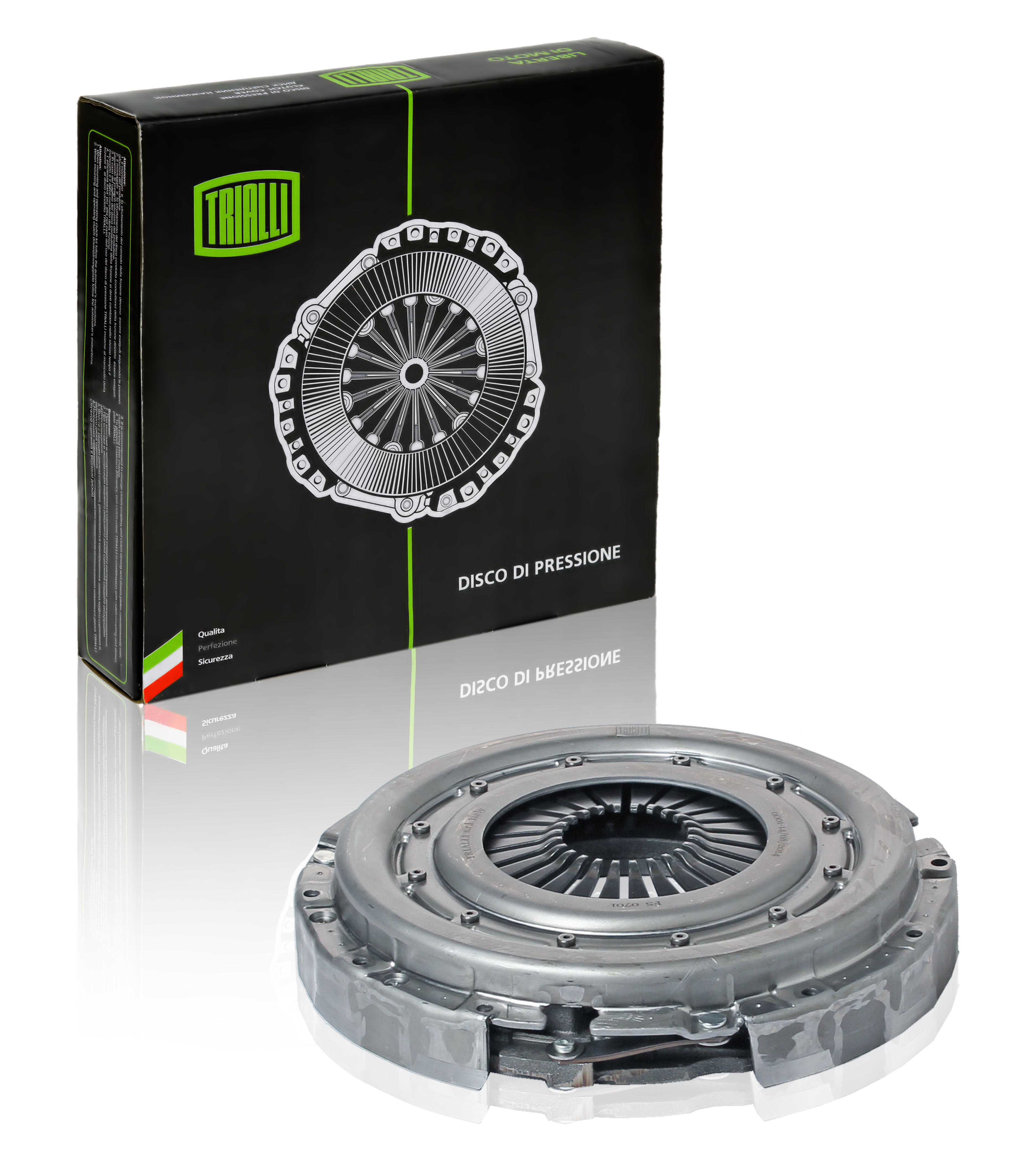 фото Диск сцепления нажимной камаз 4308 (кпп-zf-6s-850/дв cummins b5.90-180civ) trialli fs 0701