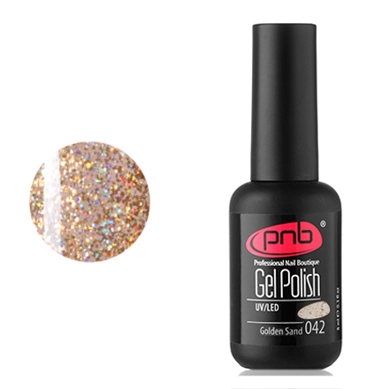 

Гель-лак PNB №042, Golden sand