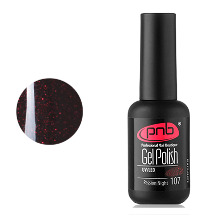 

Гель-лак PNB №107, Passion night