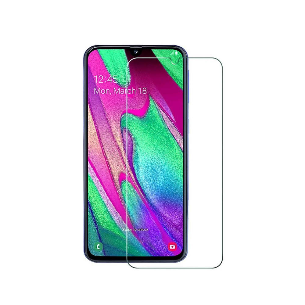 

Защитное стекло MEDIAGADGET 2.5D FULL COVER GLASS для Samsung A40 (пкл,черная рамка)