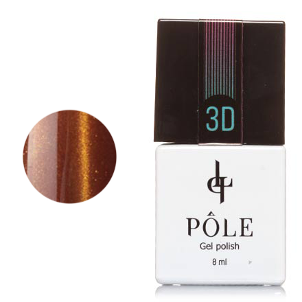 

Гель-лак POLE 3D №9, Золотой