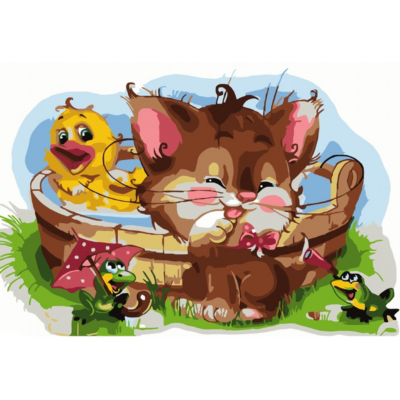 

Картина по номерам Molly Чистюли, Чистюли