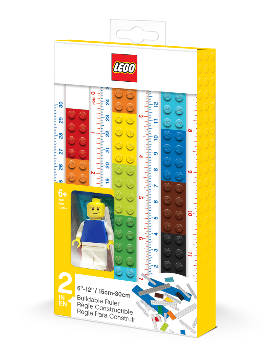 

Конструируемая линейка с минифигуркой LEGO Classic 52558, Разноцветный