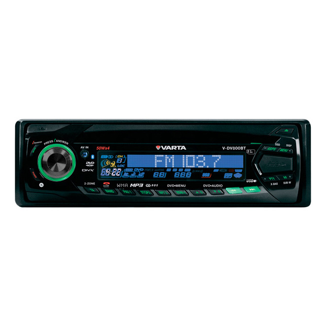 

Автомобильная магнитола Varta V-DV800BT, V-DV800BT