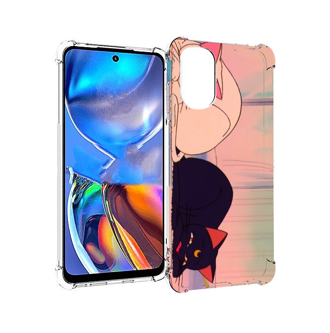 

Чехол MyPads спящие коты для Motorola Moto E32, Прозрачный, Tocco