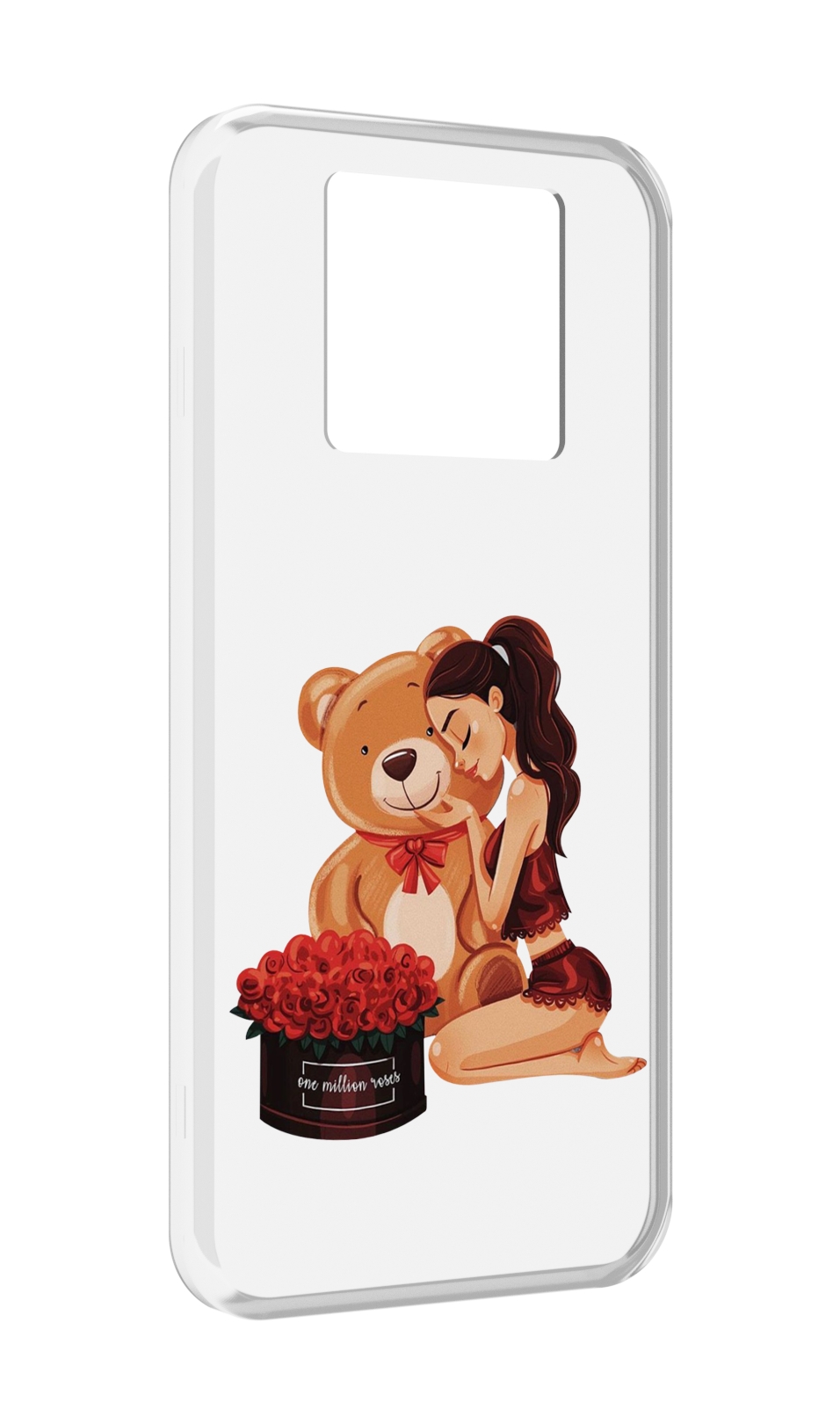 

Чехол MyPads девушка-с-подарками женский для Black Shark 3 5G / Black Shark 3S, Прозрачный, Tocco