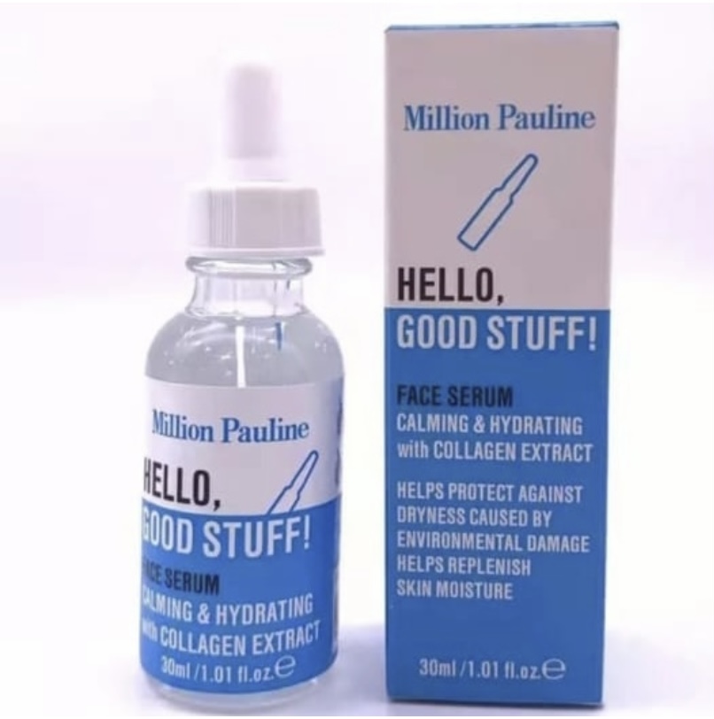 

Сыворотка для лица Million Pauline увлажняющая и успокаивающая с экстрактом коллагена 30мл, hello,good stuff