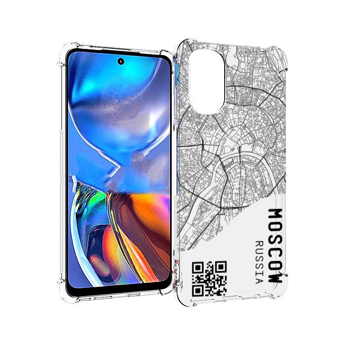

Чехол MyPads схема-москва для Motorola Moto E32, Прозрачный, Tocco