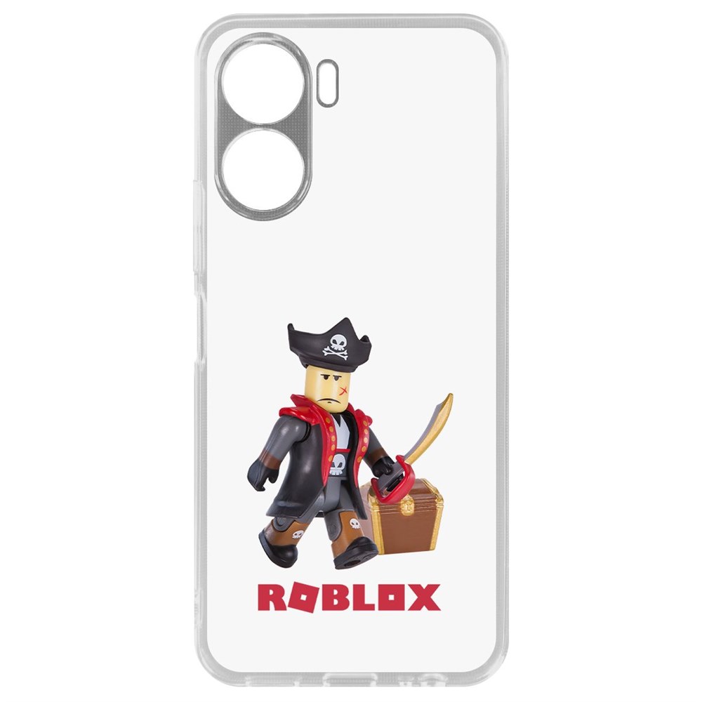 

Чехол-накладка Кейс Roblox-Капитан Ярость для Vivo Y16, Прозрачный